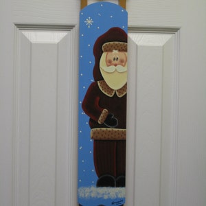 Hand-Painted Santa Slim Sled