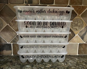 Egg Containers With Humor