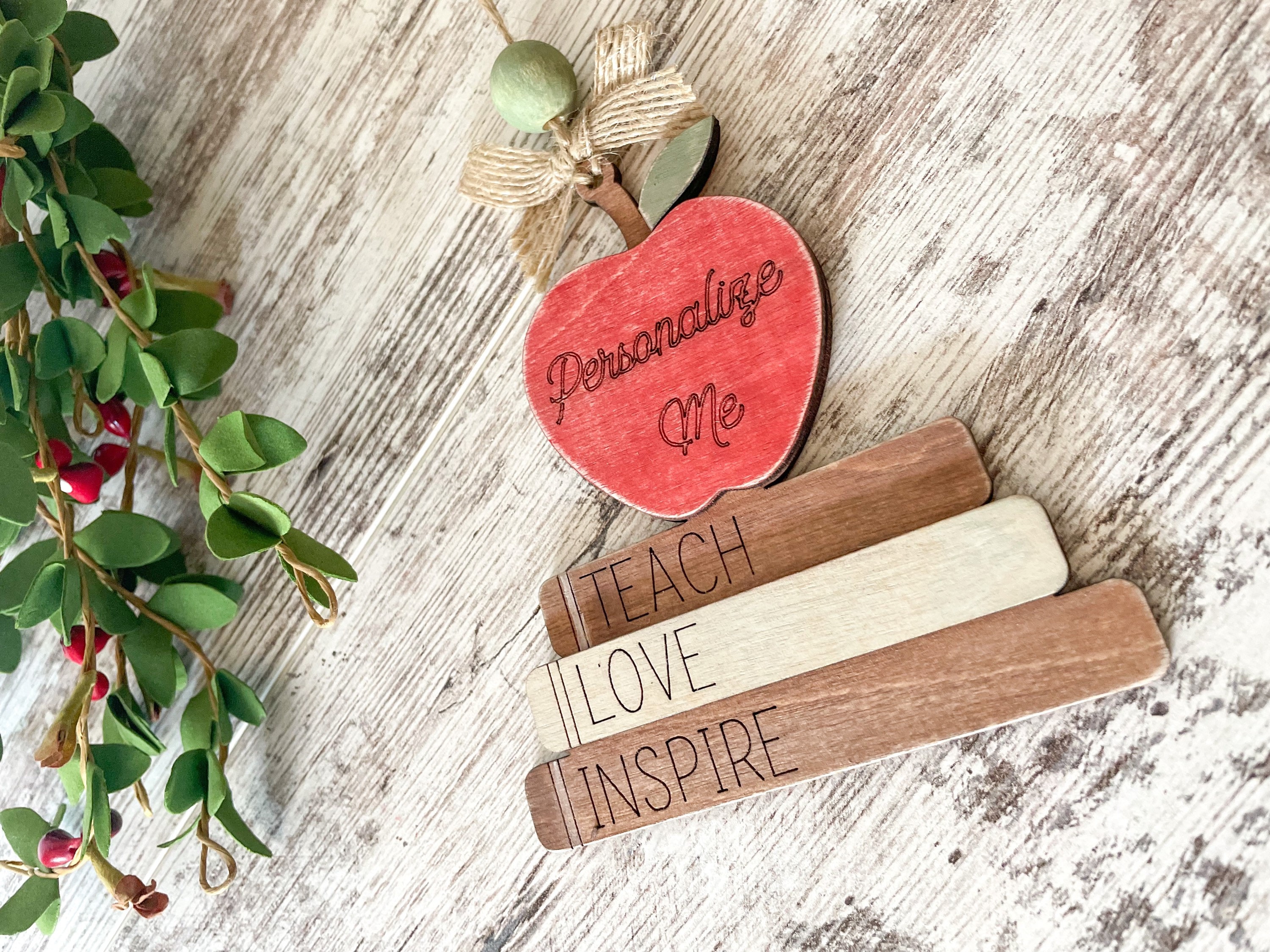 Personalized Teacher Ornament School Gift Teacher Etsy