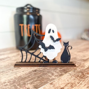 Halloween DIY Paint Kit - Ghost Paint Kit - Craft Kit - Paint Kit - Halloween Shelf Sitter