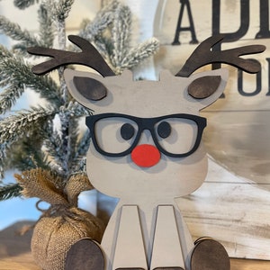 Rudolph | Kids Craft | Craft Kit | Reindeer | Christmas Gift | Christmas Project | DIY Kit | Wood Craft