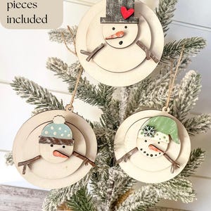 Melting Snowman DIY Ornament Kit | Christmas Craft | Kids Craft | DIY Christmas | Gift | Christmas Ornament Kit