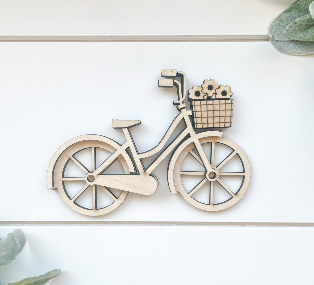 Bicycle Garland Spring Craft DIY Kit DIY Spring Tiered Tray Decor Mini