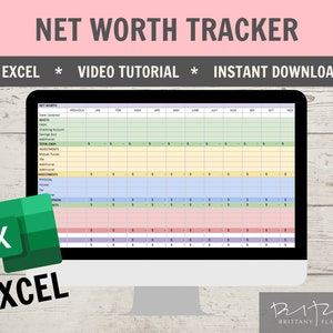 Net Worth Tracker, Excel Net Worth Tracker