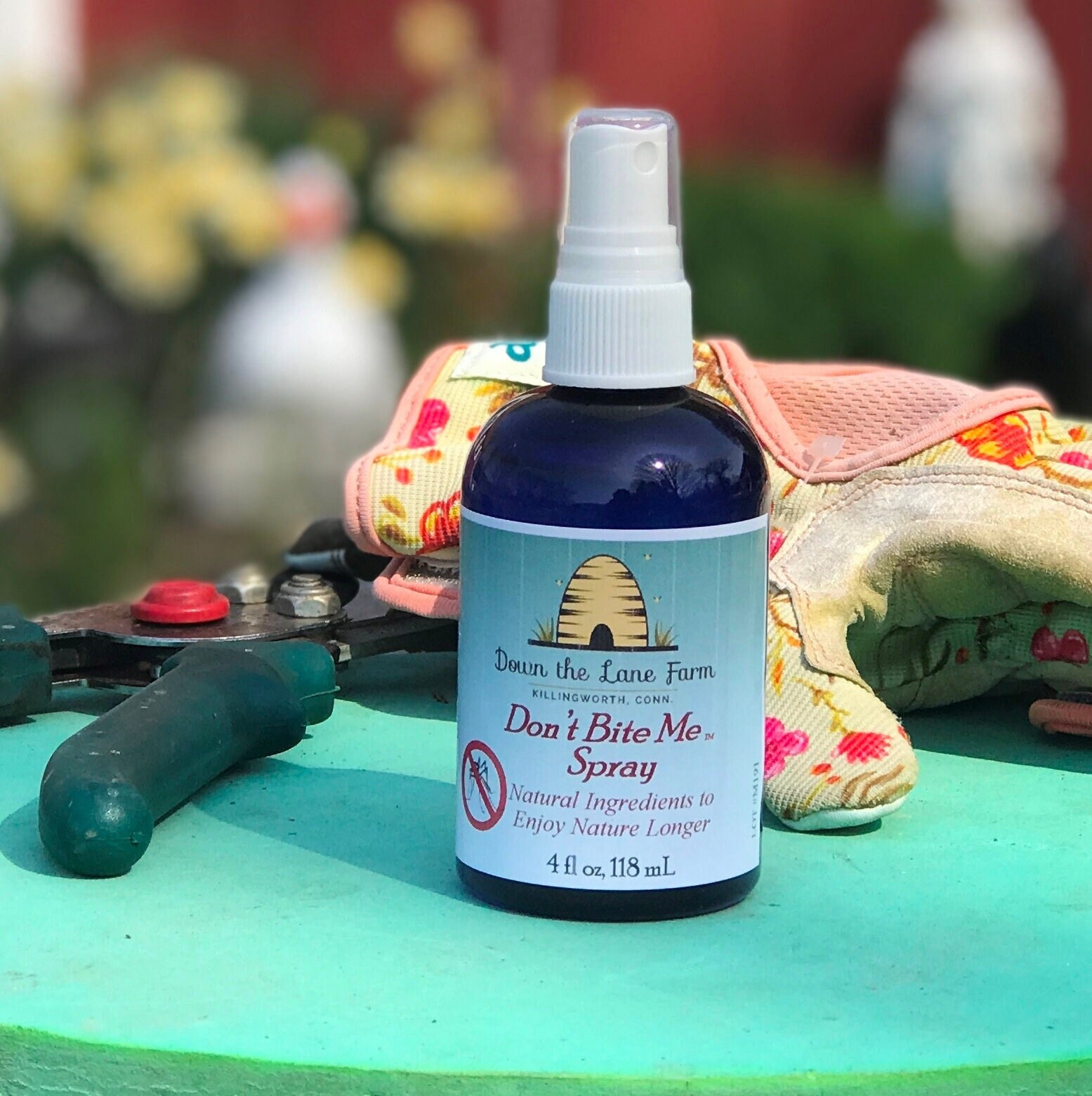 Don't Bite Me Spray Insect Mosquito Repellant All Natural Cedarwood, Peppermint, Geranium, Lemongrass, Citronella