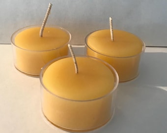 Beeswax Tea Light Has the Natural Scent of Honey and Wax