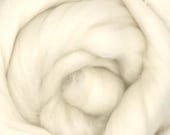 1 lb White Cormo combed top, roving, spinning fiber, felting fiber, by the pound