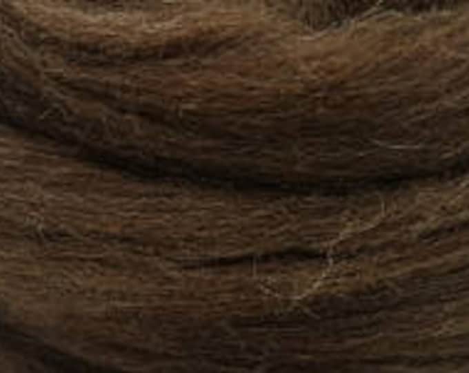 1 Lb Brown Merino Combed Top, 24 Micron, Roving, Spinning Fiber