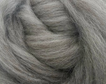 1 libra de lana de avena BFL peinada, mecha, fibra para hilar, fibra para fieltro, lana, lana de Leicester de cara azul, por libra.