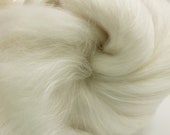 Polwarth/Mulberry Silk, 4 ozs, combed top, 80/20 blend, roving, spinning fiber, felting fiber, silk blend, luxury fiber, braid