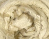 4 ozs Mint Fiber, Cellulose, combed top, roving, spinning fiber, blending fiber, paper making, vegan fiber,