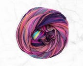Miami Nights, 4 oz braid, combed top, roving, spinning or felting fiber, custom blend