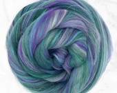 Lost at Sea Merino, 4 oz braid, combed top, roving, spinning or felting fiber, custom blend