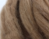 1 lb Moorit Shetland combed top, roving, spinning fiber, felting fiber, brown wool, by the pound, natural color