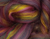 Nebula Merino/bamboo, 4 oz braid, combed top, roving, spinning fiber