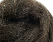 1 lb Black Shetland combed top, roving, spinning fiber, felting fiber, fiber, by the pound