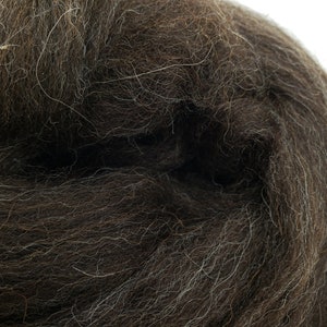 1 lb Black Shetland combed top, roving, spinning fiber, felting fiber, fiber, by the pound