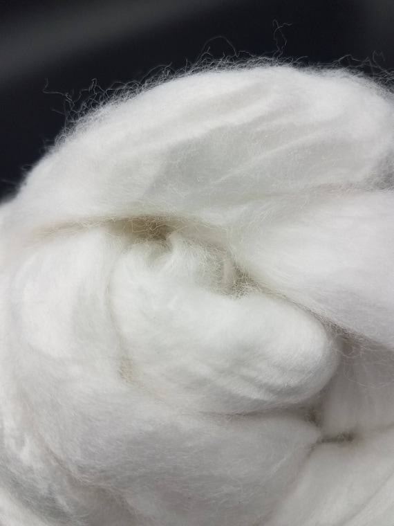 PEARL FIBER Undyed Luxury Combed Top Cellulose Infused Pearl Roving