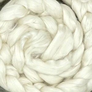 4 ozs Lotus Fiber, Cellulose, combed top, roving, spinning fiber, blending fiber, paper making, vegan fiber,