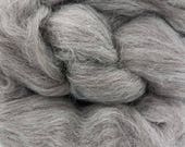 1 lb Grey Shetland combed top, roving, spinning or felting fiber, wool by the pound