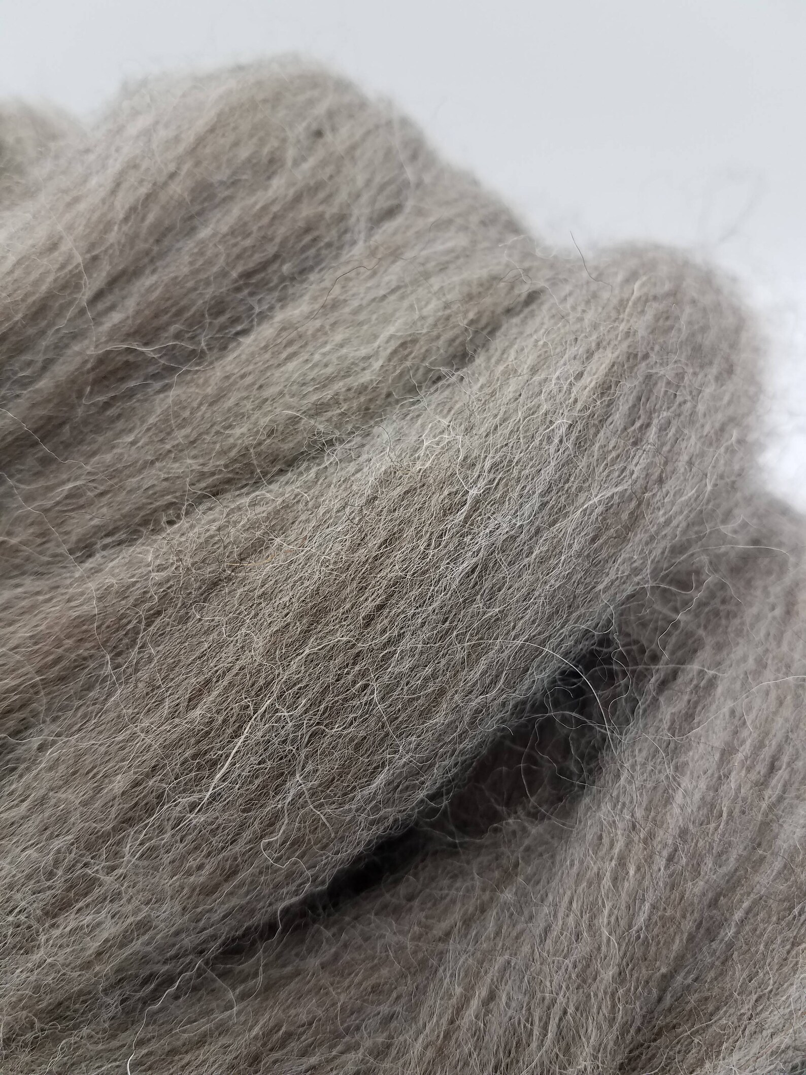 Jacob Fiber 1 Lb Grey Jacob Combed Top, Roving, Spinning Fiber, Felting Fiber, Wool ...