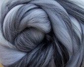 Tempest, 23 micron merino, 4 oz braid, combed top, roving, spinning fiber, custom blend