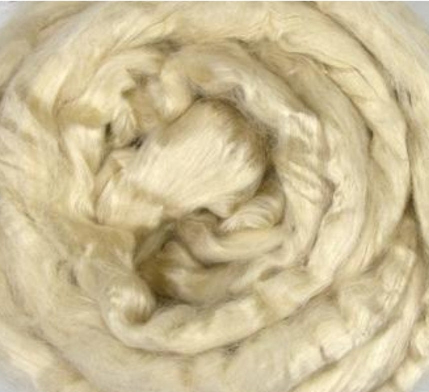 4 Ozs Mint Fiber Cellulose Combed Top Roving Spinning - Etsy