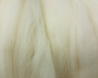1 lb white Merino combed top, 21 micron, roving, spinning fiber, felting fiber, fiber, spinning fiber, by the pound, wool