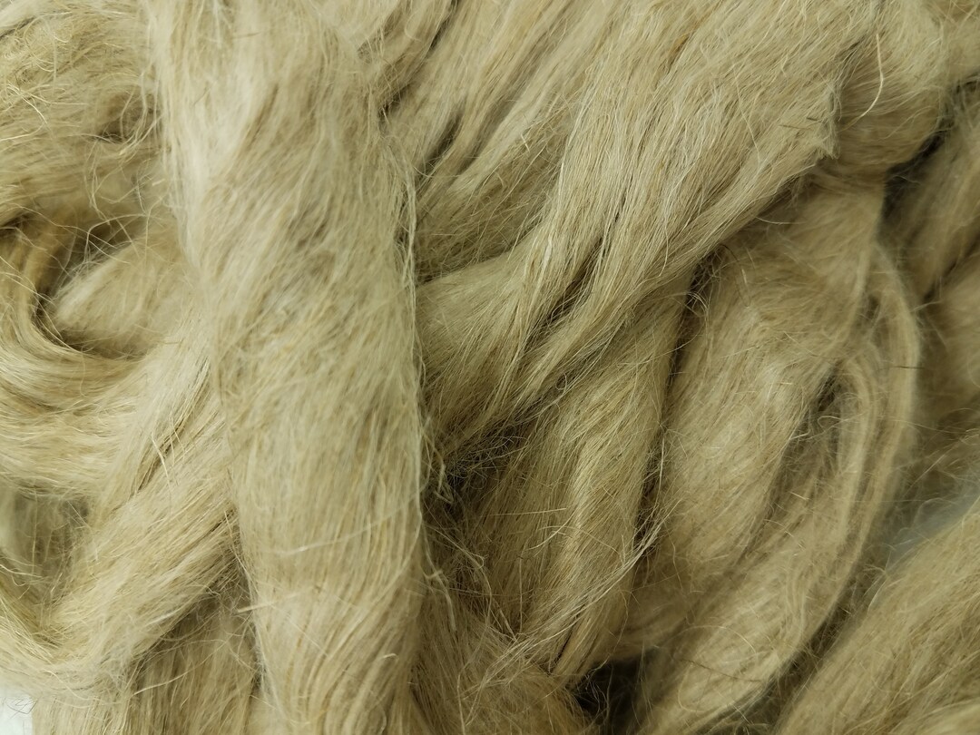 1 Lb Flax, Combed Top, Roving, Spinning Fiber, Linen, Fiber, Natural ...