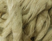 1 lb Flax, combed top, roving, spinning fiber, linen, fiber, natural color, plant fiber, vegan, bast fiber