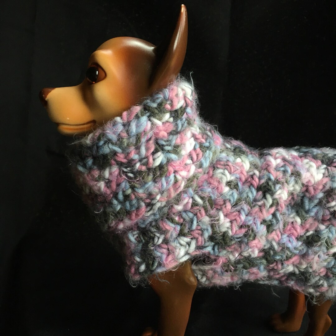 Angel Hair Blush, Custom Dog Sweater,pink Dog Sweater,small Dog Sweater
