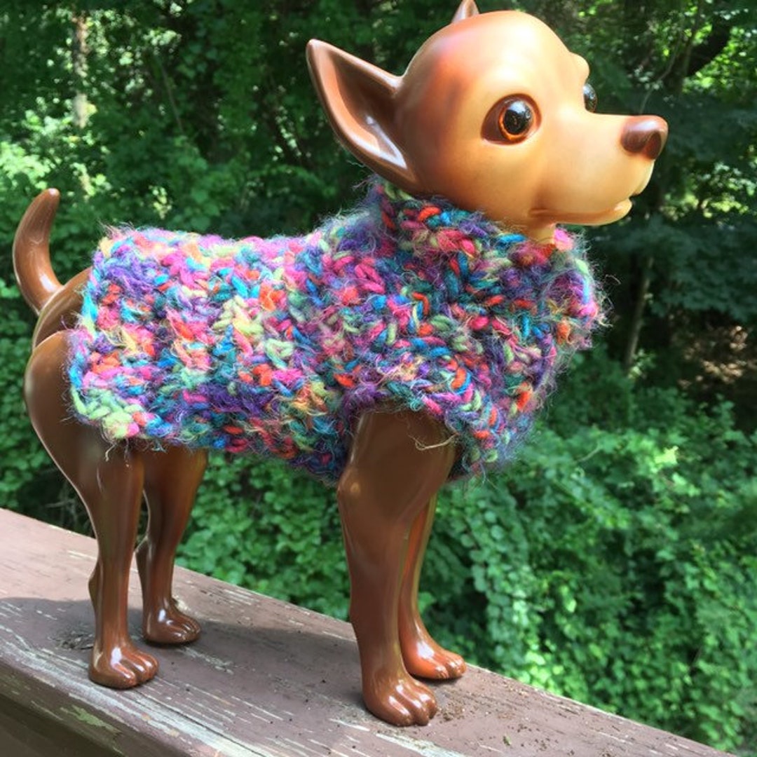 Angel Hair Jelly Bean Custom Dog Sweaterdog Sweaters Small Etsy