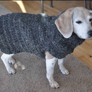 Alpaca Smoke, Custom Dog Sweater, Wool Dog Sweater, small Dog Sweater, Alpaca Dog Sweater, medium dog sweater, large Dog Sweater, dog jacket