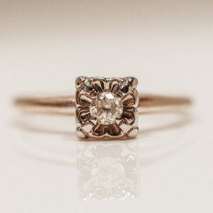 Antique Diamond Engagement Ring  VEG #21A