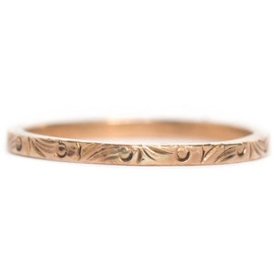 Circa 1890&#39;s Victorian 10K Yellow Gold Baby Ring - VEG#879