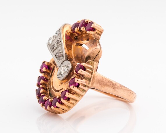 Circa 1940s Retro Old Mine & Old European Diamond… - image 2