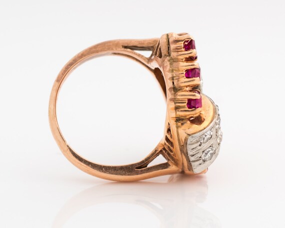 Circa 1940s Retro Old Mine & Old European Diamond… - image 4