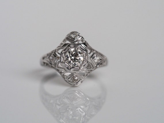 Circa 1910 - Edwardian GIA .45ct Old European Cut Diamond
