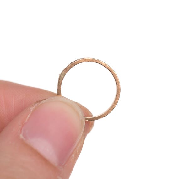 Circa 1890's Victorian 10K Yellow Gold Baby Ring - VEG#879 View 5