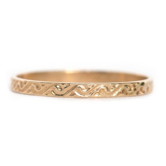 Circa 1890's Victorian 10K Yellow Gold Baby Ring - VEG#877