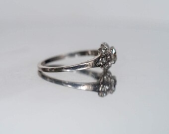 Circa 1920s Art Deco Platinum GIA Certified .54ct Cushion