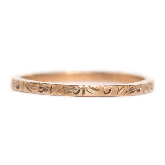 Circa 1890's Victorian 10K Yellow Gold Baby Ring - VEG#879