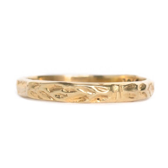 Circa 1890's Victorian 10K Yellow Gold Baby Ring - VEG#875