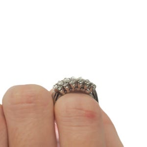 Circa 1950s Antique Marquise Diamond Band Ring