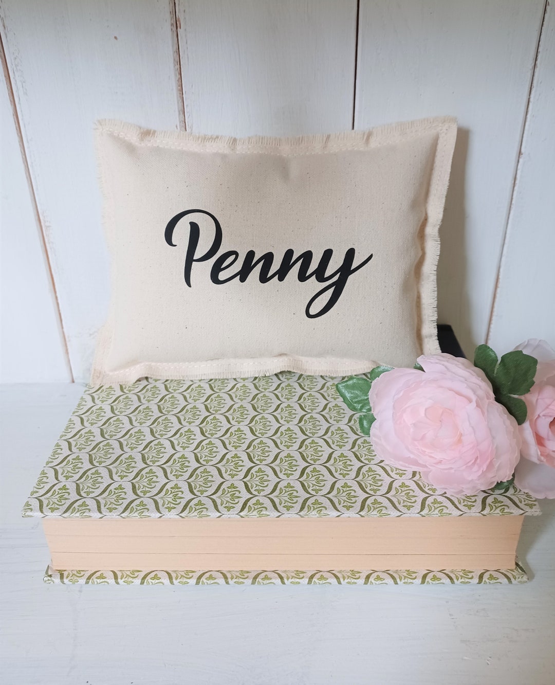 Tiny Pillow Custom Pillow Name Word Phrase Pet Pillow Etsy