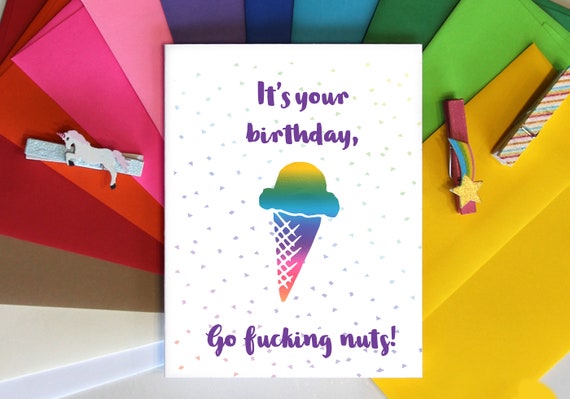 Birthday Card Funny For Him / Gift for her