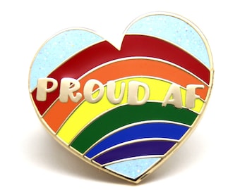 Épinglette Gay Pride en émail