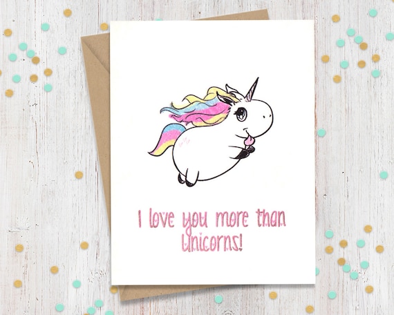 Unicorn Card, Funny Anniversary Card, Card for Her, Card for Him, Gay Greeting Card, Anniversary Card, Boyfriend Gift, Funny Husband Card