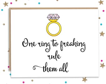 Card for Wedding, Newlywed Gift, Wedding Card, Wedding Shower, Card for Bride, Card for Groom, Wedding Card Funny, Funny Card