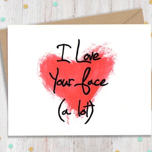 Funny Valentine's day card card for her card for him image 1